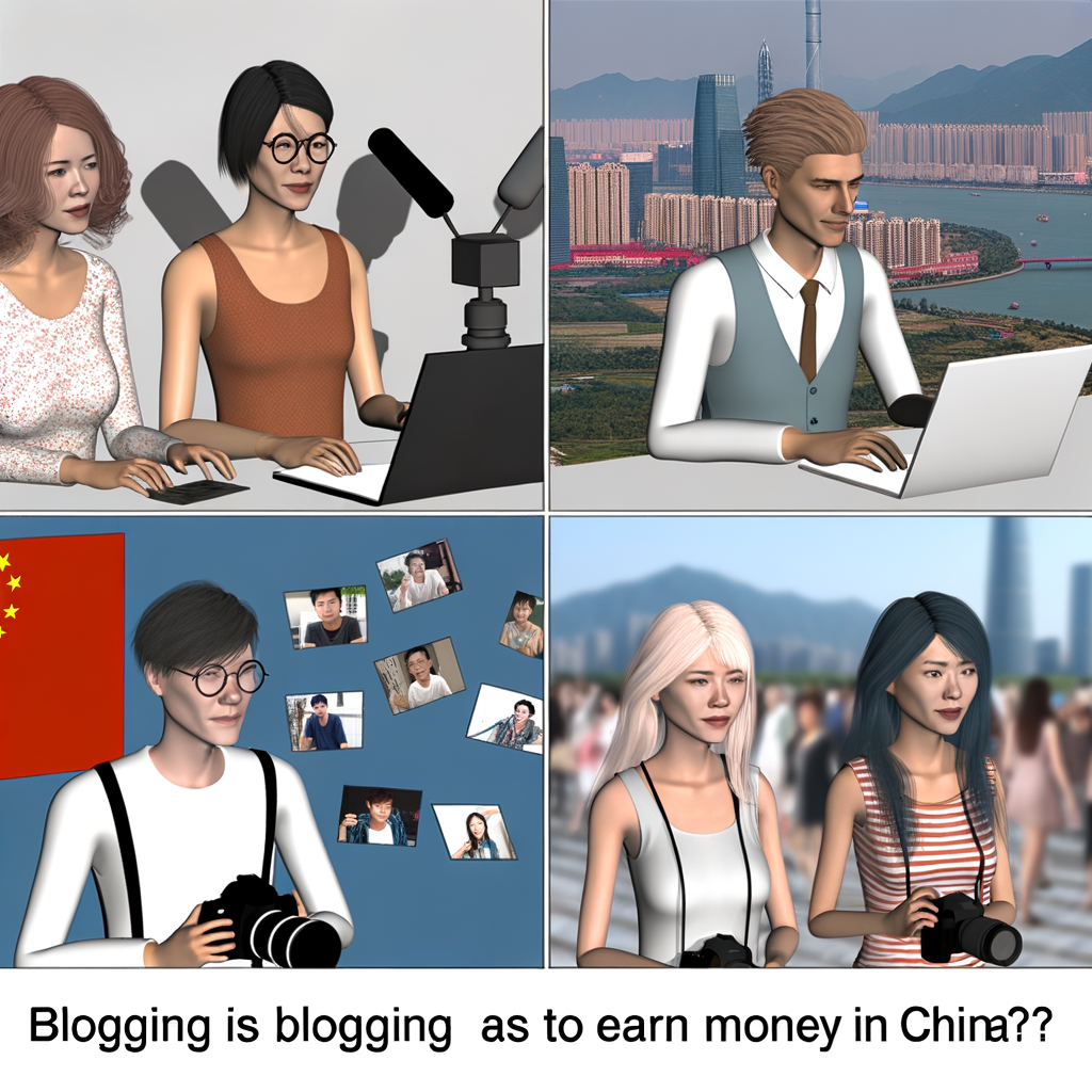 Earn money blogging in China