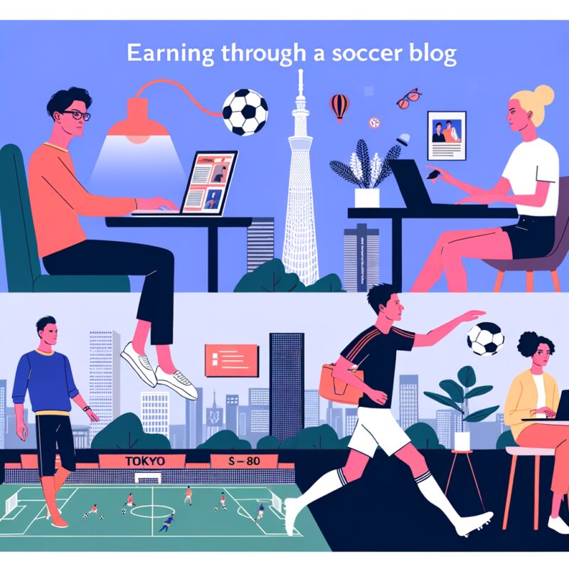 Earn with a soccer blog