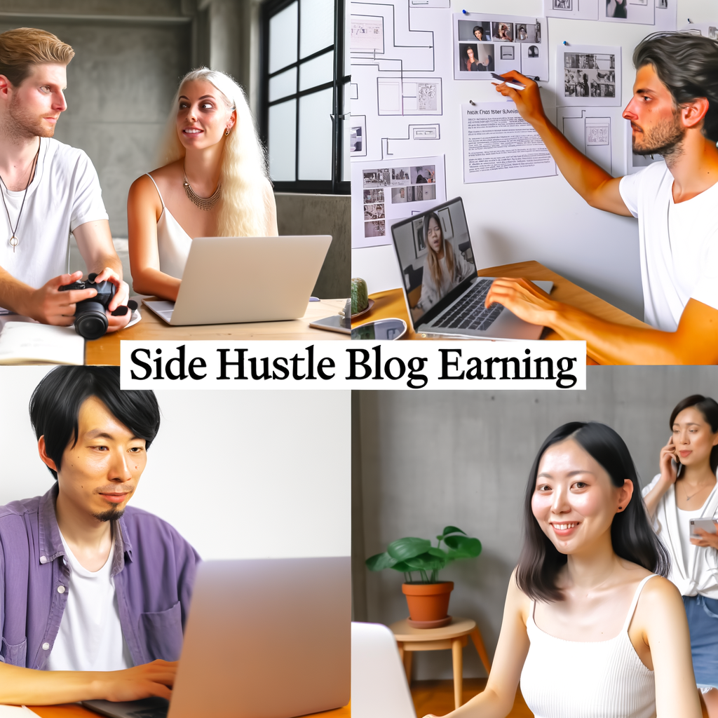 Side hustle blog earn