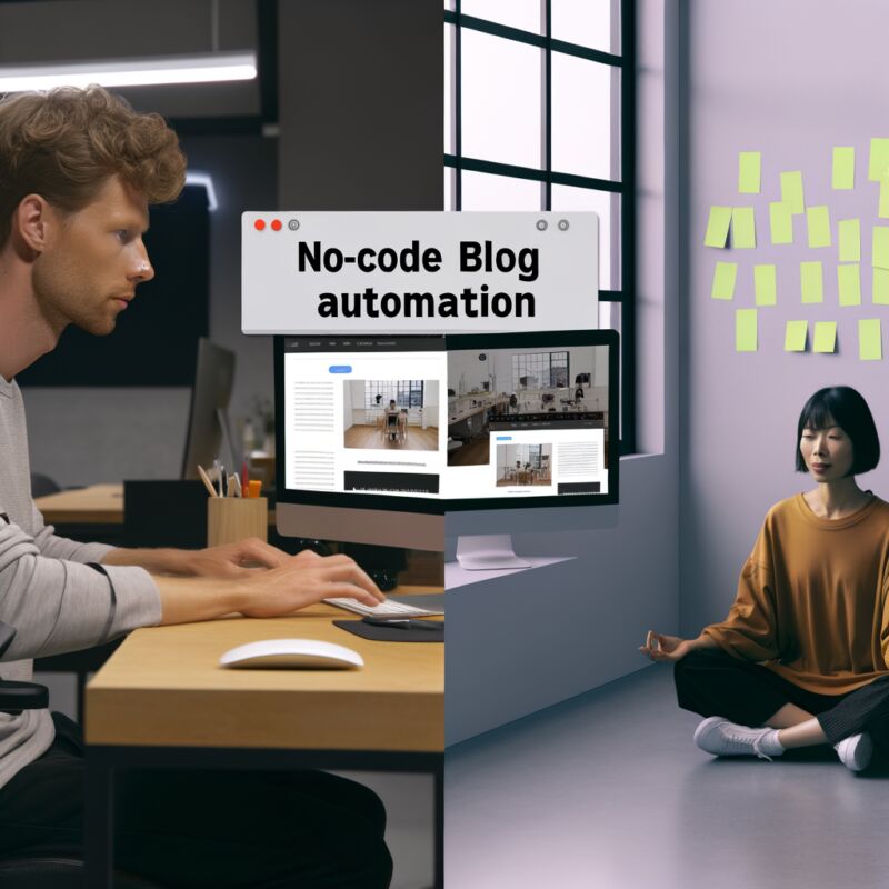 No-code blog automation