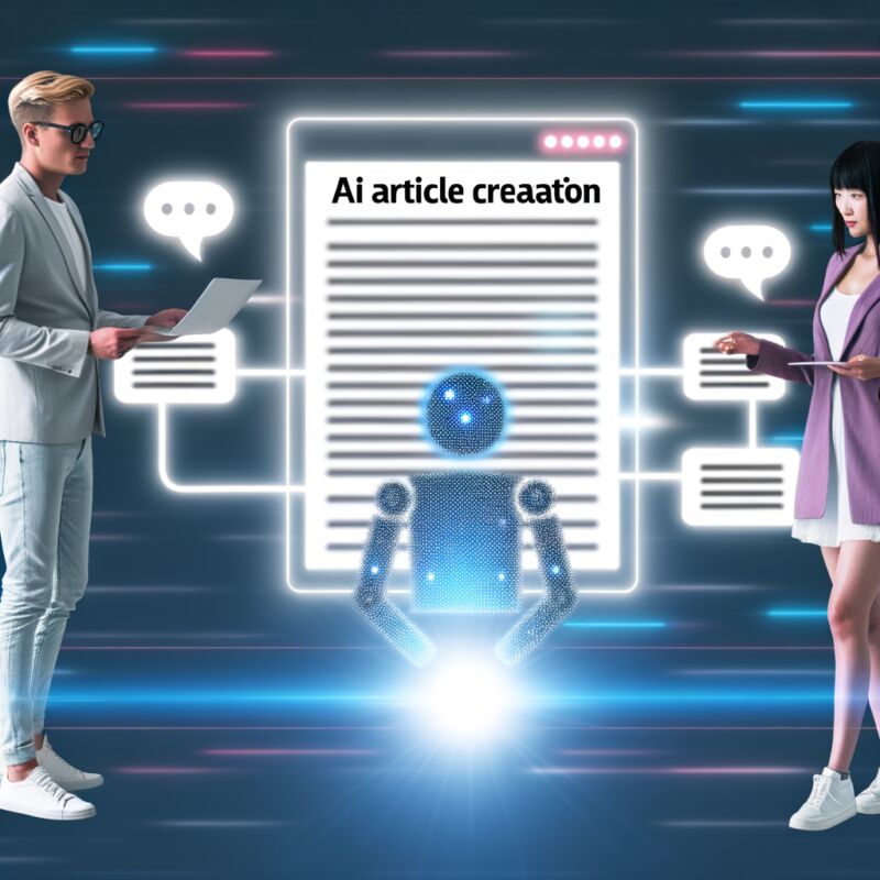 AI article creation tool