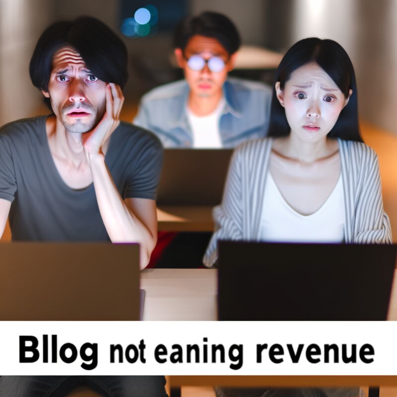 ChatGPT blog not earning