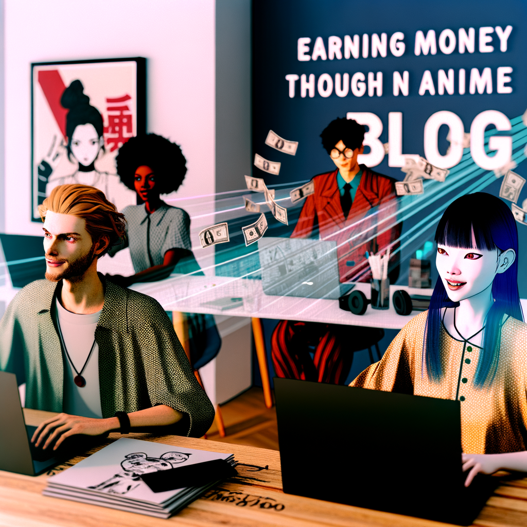 earn money anime blog
