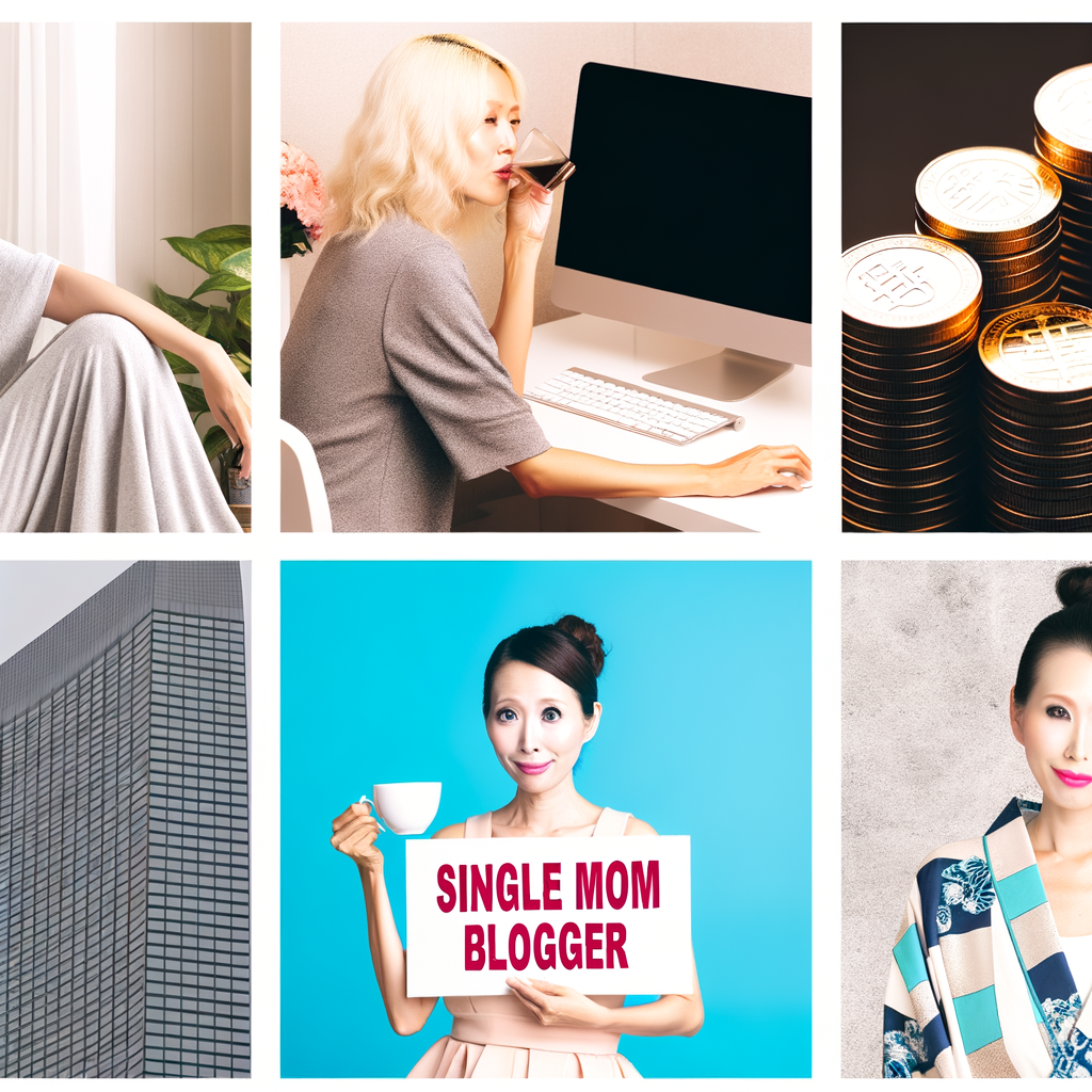 single mother blog earn money