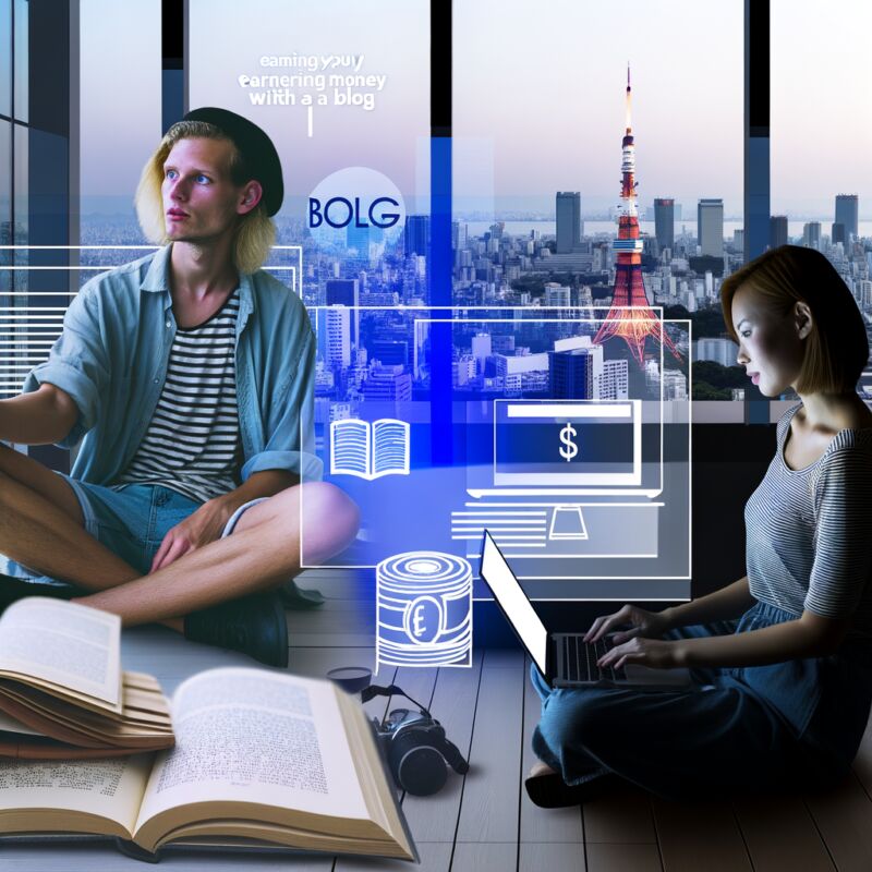 earn money with blog during study abroad