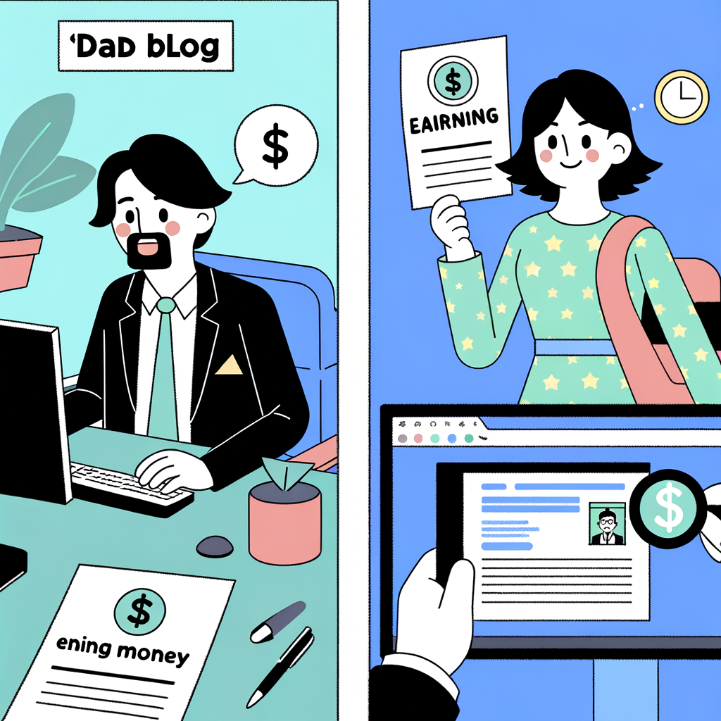 Dad blog earn money