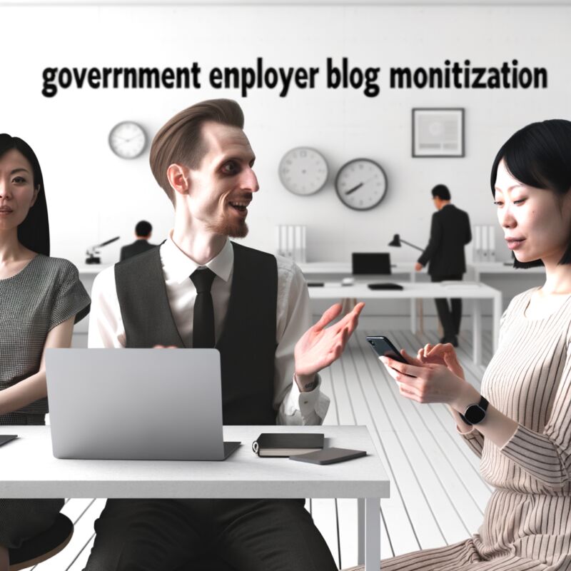 Government Employee Blog Monetization