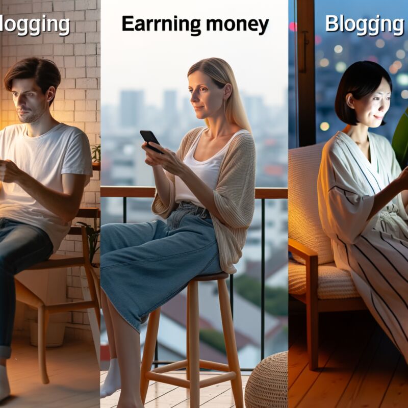 earn money blogging with just a smartphone