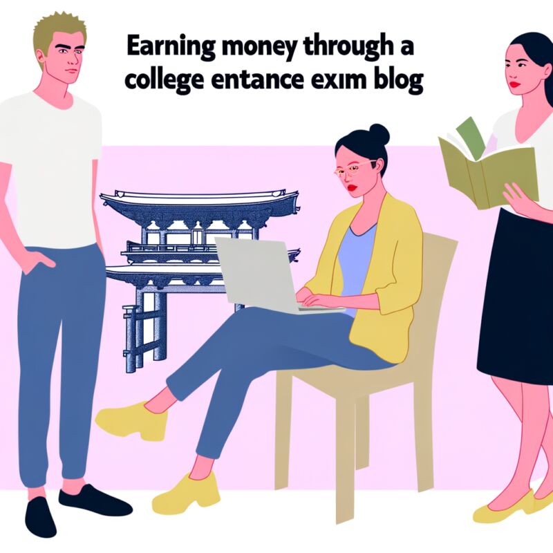 earn money with college entrance exam blog