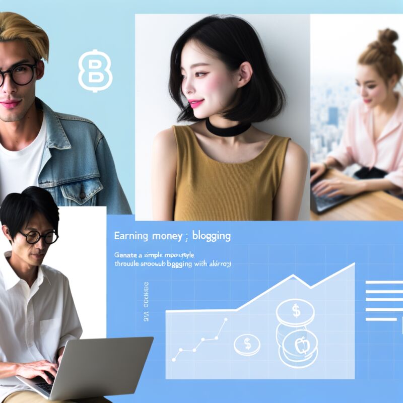 earn money blogging with AI