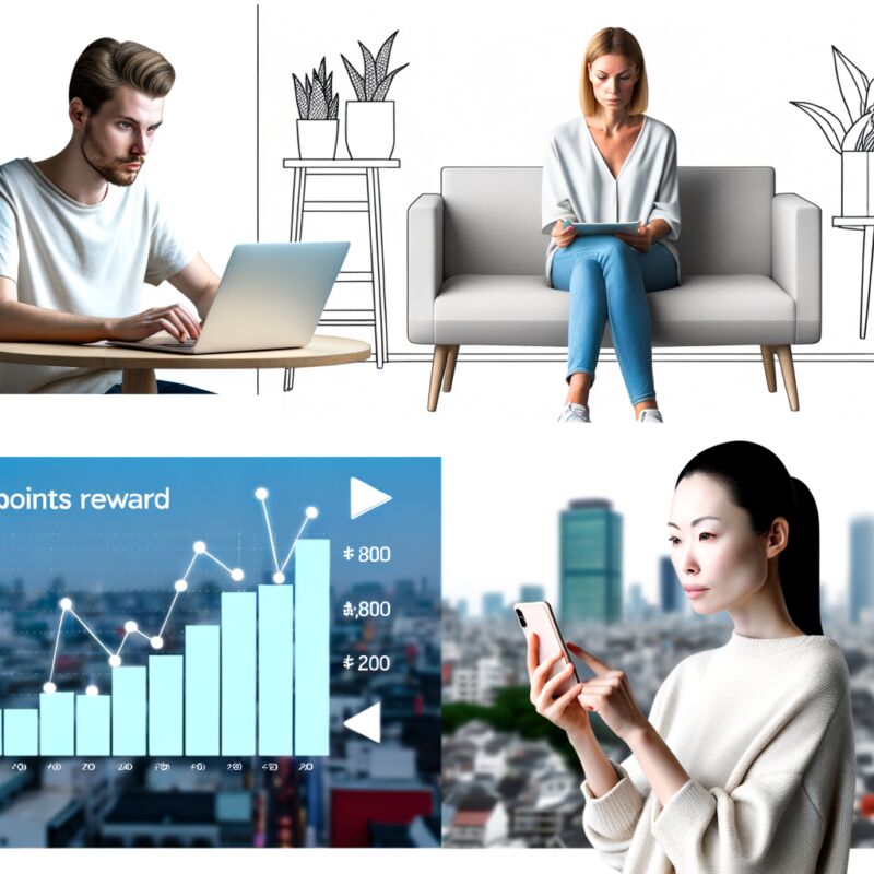 Earn money with a point reward blog